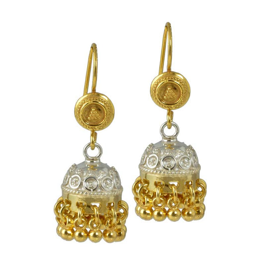 Beautiful Earrings of 18K Gold plated over .925 Sterling Silver allergic-free. 